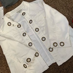 White Jean Jacket